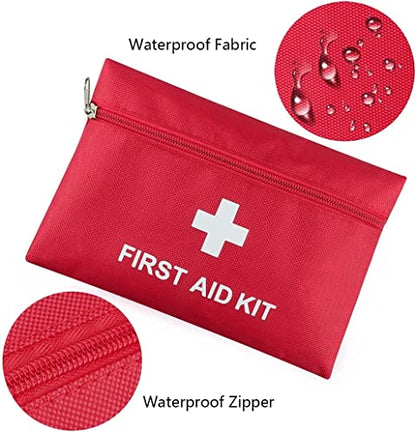 12 Pack Mini First Aid Empty Bag,First Aid Kit Pouch(Bag Only) - size: 7.9 x 5.5 inch