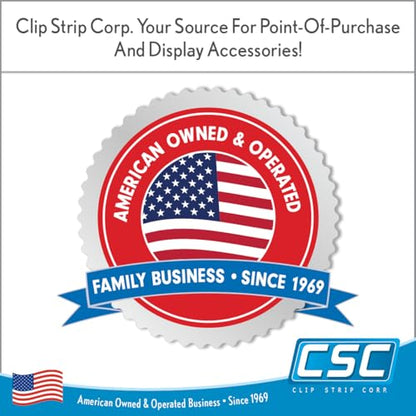 Clip Strip Corp. Free Standing Spinner Retail Display Rack 68.5" H,108 Total Clips, 4" Top Wire Sign Holder, 12 Rotating Rods each w/ 9 Heavy Duty Genuine Coil Spring Clips, 24" W Base, Black