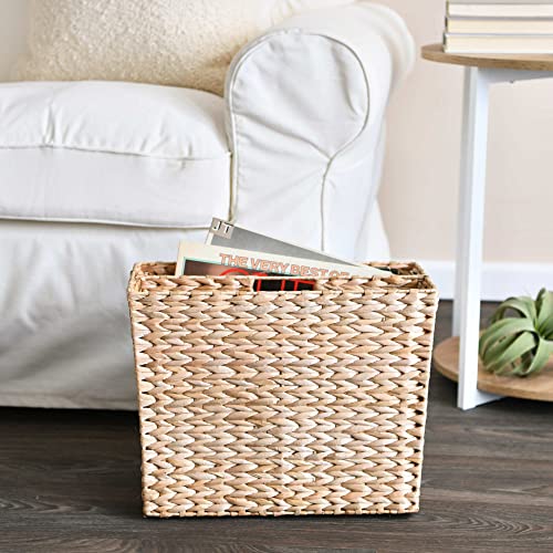 Household Essentials Side by Side Magazine Rack, Cattail - color: Cattail, style: Side to Side
