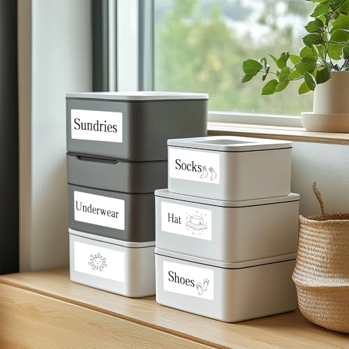 3×5 Inch White Removable Thermal Labels,Waterproof Thermal Label,240 Sheets per Roll with Perforated Lines - color: White, size: 3×5 inch
