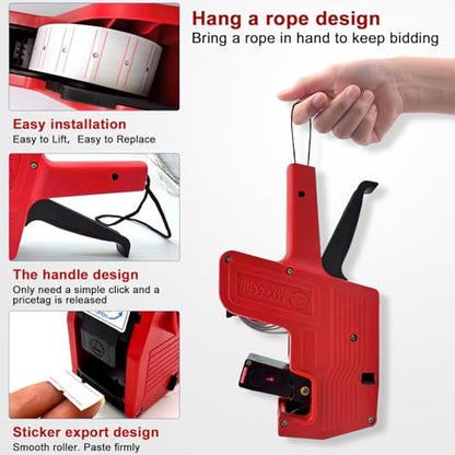 MX5500 1-Line Price Gun, Handheld Pricing Labeler for Retail - size: 1-Line