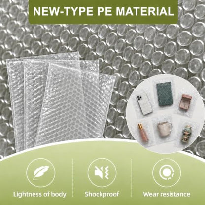 10PCS Large Bubble Out Bags, 18"x22" Clear Bubble Pouches Bag - size: 10PCS-18x22Inches