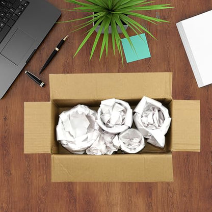 GRANDAN 12x12 inch Packing Paper for Moving, 200 Sheets Protecting Fragile Glasses, china and Artworks, Small White Square Wrapping Paper for Moving Box Fillerc & Shipping - size: 12x12 inch