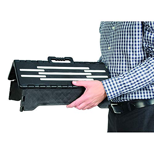 Portable Folding Step, Black, 1 Count