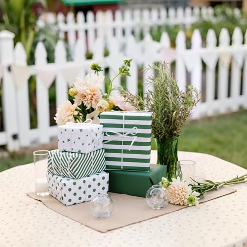 BEISHIDA 100 Sheets Forest Green Tissue Paper Bulk for Gift Wrapping Bags - color: forestgreen100