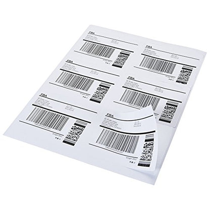 6-UP 3-1/3" X 4" Shipping Address Labels for Laser/Ink Jet Printer (2000 Sheets - 12000 Labels) - size: 2000 Sheets / 12000 Labels