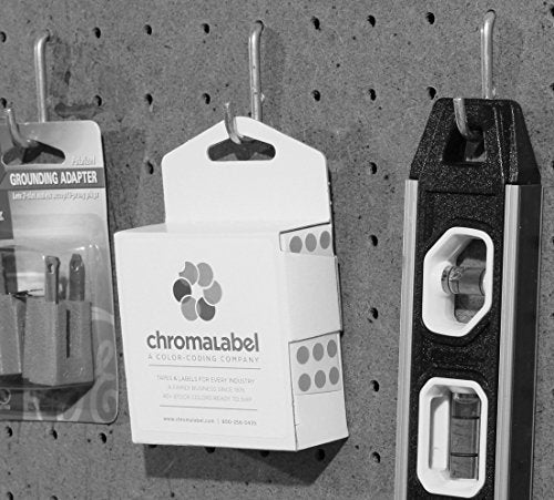 ChromaLabel Dot Stickers, 1/4 Inch Dark Blue, 1000/Box - color: Dark Blue, size: 1/4"