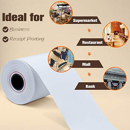 2 1/4" x 85' Credit Card Thermal Receipt Paper 50 Rolls - size: 2-1/4" x 85', style: 50 Rolls