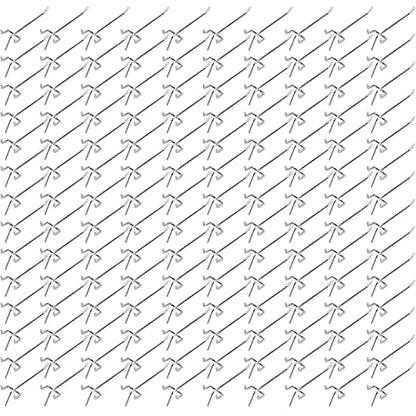 200 Pack PEG Board Pegboard Shelving Hooks 2" Length Wholesale Lot PEG Hooks