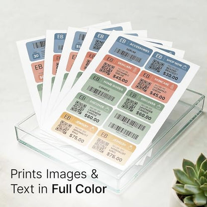 3" X 2" Matte White Printable Shipping Labels (30 Sheets, 300 Stickers) - size: 3" X 2"