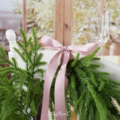 MAYREEL Dusty Rose Satin Ribbon 1 Inch Double Faced 50 Yards - color: Dusty Rose, size: 1 Inch