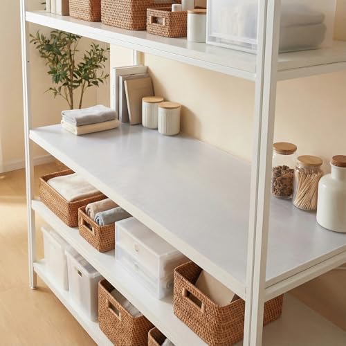 100% EVA Shelf Liner Waterproof Non Adhesive, 10" x 240", Ribbed - color: Clear Ribbed, size: 10"W x 240"L