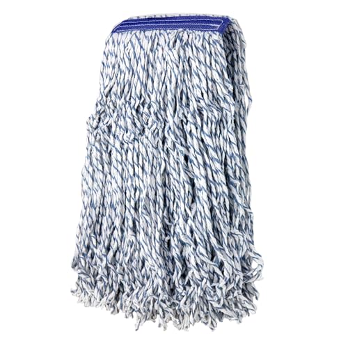 KLEEN HANDLER Cut End Finish Mop Head Replacement,Universal Headband, 1Pack - size: 1 Pack