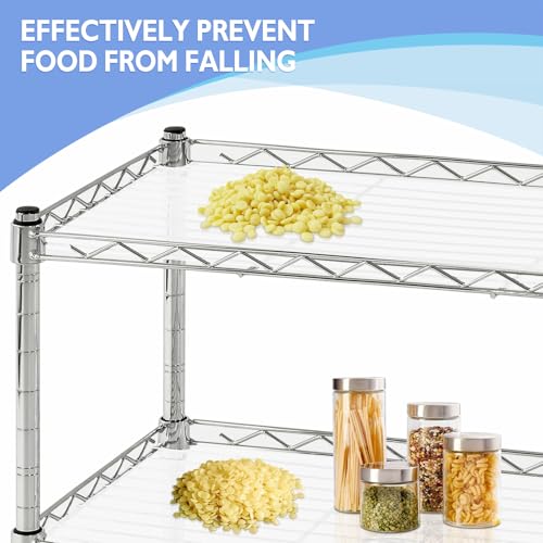 10 pcs Frosted Plastic Shelf Liner,Waterproof Wire Shelf Liner