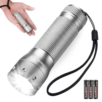 EverBrite Mini Flashlight, Zoomable 350LM LED Flashlight, Grey - color: Gray, size: Small