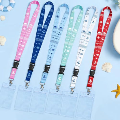 HONSIO 6 Pack Cruise Lanyard for Ship Cards, Cruise Essentials 2026 - color: 6 Pack Multicolor