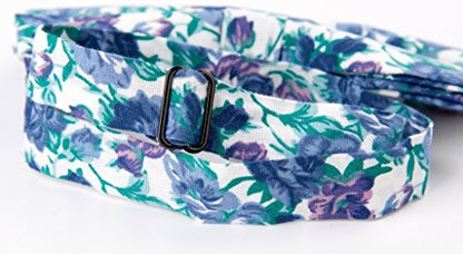 LEVAO Men's Cotton Floral Printing Bow Tie - color: Cb0127