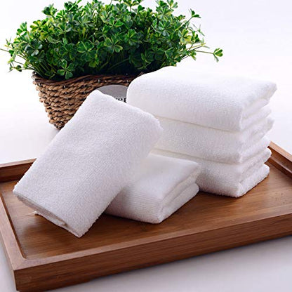 CARTMAN 14x14 Inch 30 Pack 280GSM Microfiber Cleaning Cloths, White - size: 14"x14" 30pk white