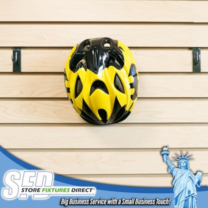 Black J-Hook, J Shaped Utility Hanger for Slatwall Displays & Slatgrid Panels - 5 Pack - color: Black, size: 5 Pack