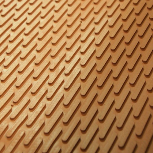 Rubber-Cal 03-161-RD-W-308"Safe-Grip" Slip-Resistant Traction Mats, 34" x 8' x 1/4", Red Rubber Runner - color: Red, size: 34" x 8ft