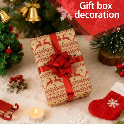 Shiny Waterproof Ribbon,Curling Ribbon for Gifts Package Wrapping,Crafting. (Red, 8inch x 25yards) - color: Red, size: 8inch x 25yards