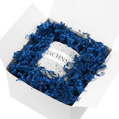 Mefleet 1 LB Crinkle Paper Filler Dark Blue Shredded Paper for Gift Box - color: Dark Blue