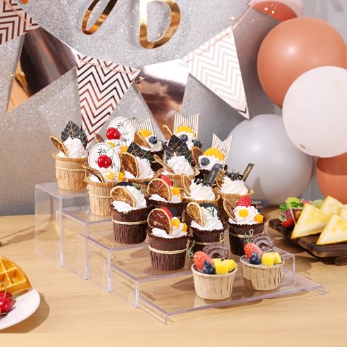 ANDGOO 10 Pack Large Acrylic Display Stands, 2 Set(10”L~11”L~12”L) - color: Clear, size: 10Pcs (10.8”L~11.2”L~11.6”L~12”L~12.4”L)