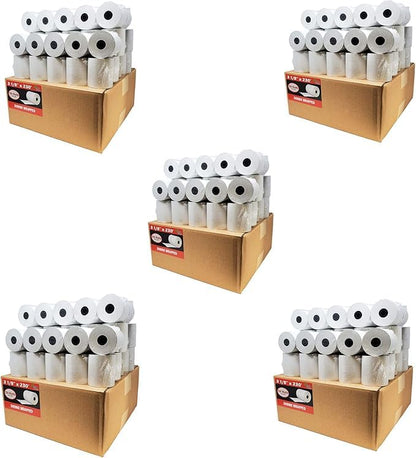 BPA Free Thermal Paper (500 Rolls) 3 1/8 x 230 Receipt Rolls fits all Clover POS Cash Register Printers, Star Micronics SCP700 TSP100 TSP300 TSP400 (BPA Free) from BuyRegisterRolls - size: Pack of 500, style: BPA Free Thermal