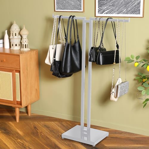 Weysat 2 Way Silver Clothing Rack with 16'' Straight Arms - color: Silver