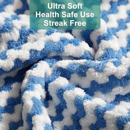 JOYMOOP Microfiber Cleaning Cloth, 5 Piece Set, Small, Multi Color - color: I