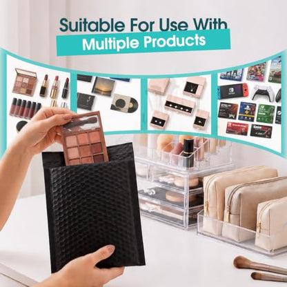 Fuxury Black Bubble Mailers 6x10" Full Pallet of Padded Envelopes 9600 Pack - color: Black, size: 6x10" 9600PC