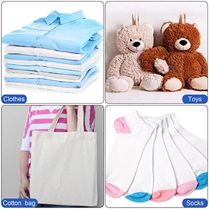 Epakh 200 Pcs Clear Plastic Shirt Bags with 3500 Stickers, 11 x 14 Inch - size: 11 x 14 Inch