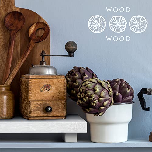 Nuogo Wood Pedestal Riser Stand for Kitchen Soap Tray,12 X 7 Inch,White - color: White, size: 12 x 7 Inch