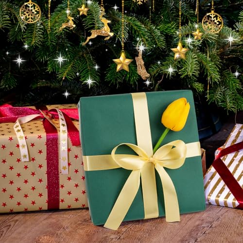 Vanhench 36" x 2400" (200') Green Wrapping Paper Roll - color: Christmas Green, size: 36" X 200'