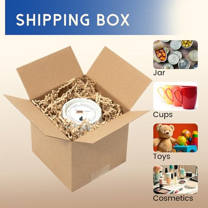 Mefleet 6x6x6" Shipping Boxes 50 Pack Small Corrugated Cardboard Box Brown - size: 6x6x6 inches (50 Pack)