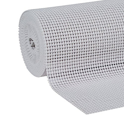 Duck Non-Adhesive Shelf Liner Select Grip EasyLiner, 12-inch x 20 Feet, White - color: White, size: 12-Inch x 20 Feet