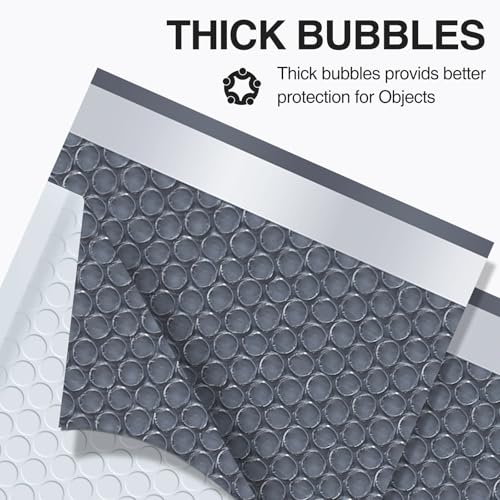 UCGOU Bubble Mailers 5x8.6" Usable Size 5x7" Padded Envelope White 100 Pack - color: White, size: 5x8.6" 100PC