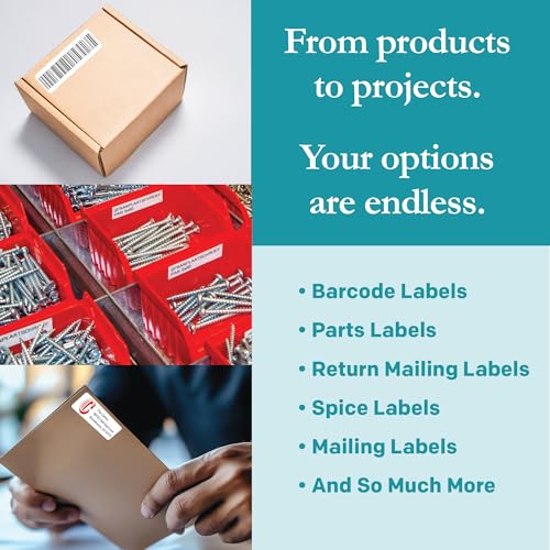 Premium Label Supply White Sticker Address Labels – 3" x 1" – Laser/Inkjet Compatible – (18 per Sheet), 25 Sheets – 450 Total Adhesive Labels - size: 450 Labels