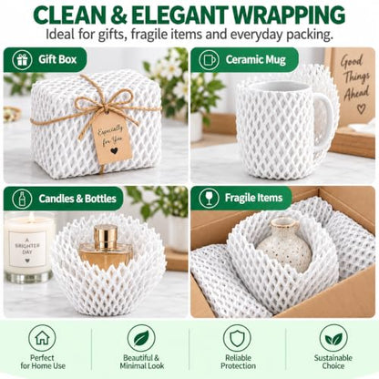 White Honeycomb Packing Paper, 12" x 100 ft, Gift Wrapping Paper - color: White, size: 12 Inch x 100 Feet