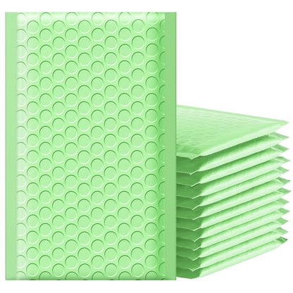 Famagic Extra Small Bubble Mailers 4x8 Mint Green for Shipping Jewelry 50pc - color: Mint Green, size: 4x8 50pcs