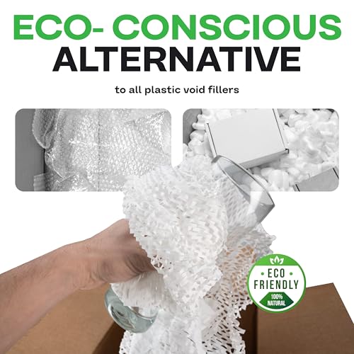 IDL Packaging White HexaFil Honeycomb Packing Kraft Paper 15" x 20400" (1700 ft) in Self-Dispensed Box - Patented Cushioning Meterial for Void Filling, Moving, Shipping - Alternative to Bubble Plastic - size: White, 15" x 1700 feet