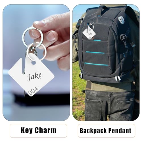 100 Pcs Key Tags Plastic Slotted Tags with Ring, Tags with Number(1-100)
