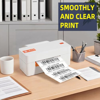 LLIKED 1400 Thermal Labels 4"x1", Strong Adhesive Shipping Labels - size: 4"x1"-1 Roll