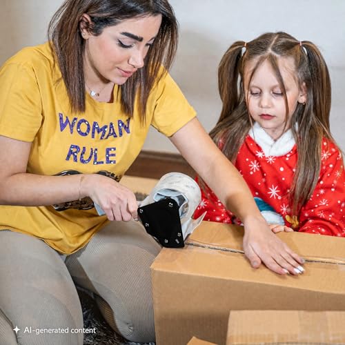 Mr. Pen- Heavy Duty Packing Tape Dispenser Gun, 2 Inch - color: Black, size: 2 Pack