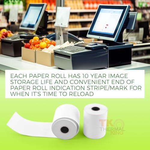 2 1/4" x 85' Credit Card Thermal Receipt Paper 50 Rolls - size: 2-1/4" x 85', style: 50 Rolls