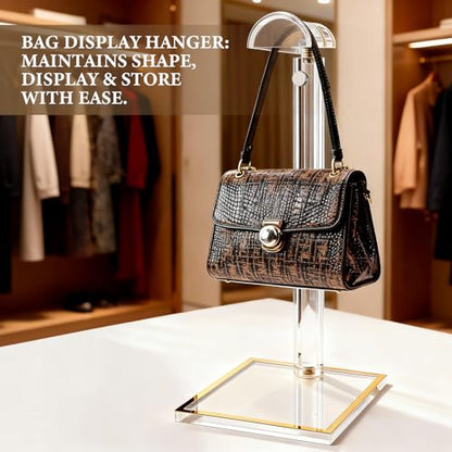 2 Pack Acrylic Purse Display Stand 14"-24" Adjustable