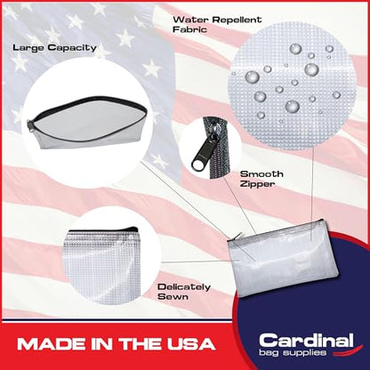 Multi-Purpose Zipper Bag, Semi-Clear, 11 x 6 - color: Semi-Clear
