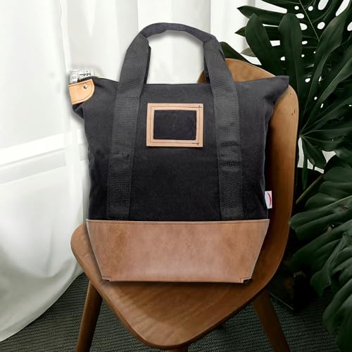 Locking Heavy Duty Courier Bag, 18x18x8 inch - color: Black