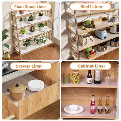 Shelf Liner for 14 inch Wire Shelving: Precise Size 13.5" W x 97" L Clear - size: 13.5"W x 97"L
