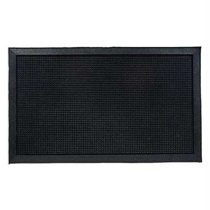 DII Rubber Doormats Collection All Weather, 18x30, Knobby - color: Knobby, size: 1'6" x 2'6" (Rectangular)